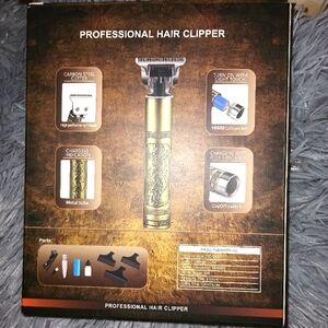 Professional Hair Clipper - Gold